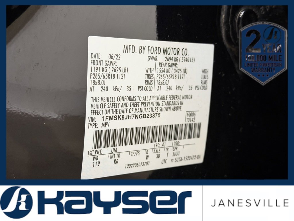 Used 2022 Ford Explorer Timberline image 37