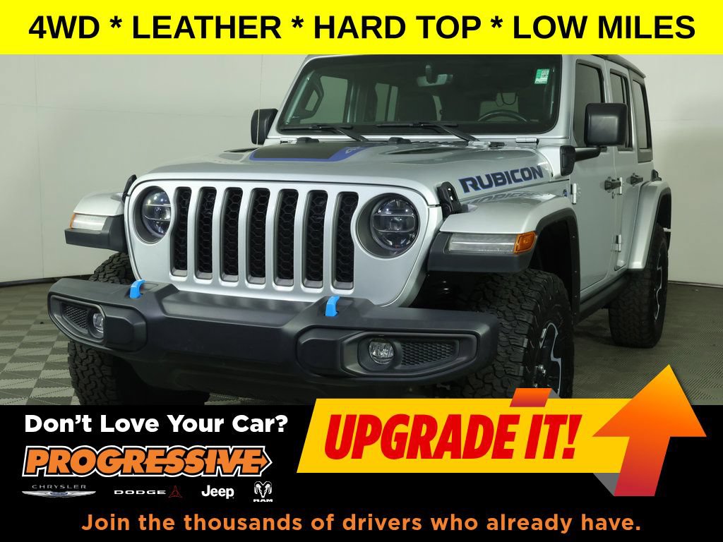 Used 2022 Jeep Wrangler Unlimited Rubicon 4xe w/ Cold Weather Group AWD/4WD image 1
