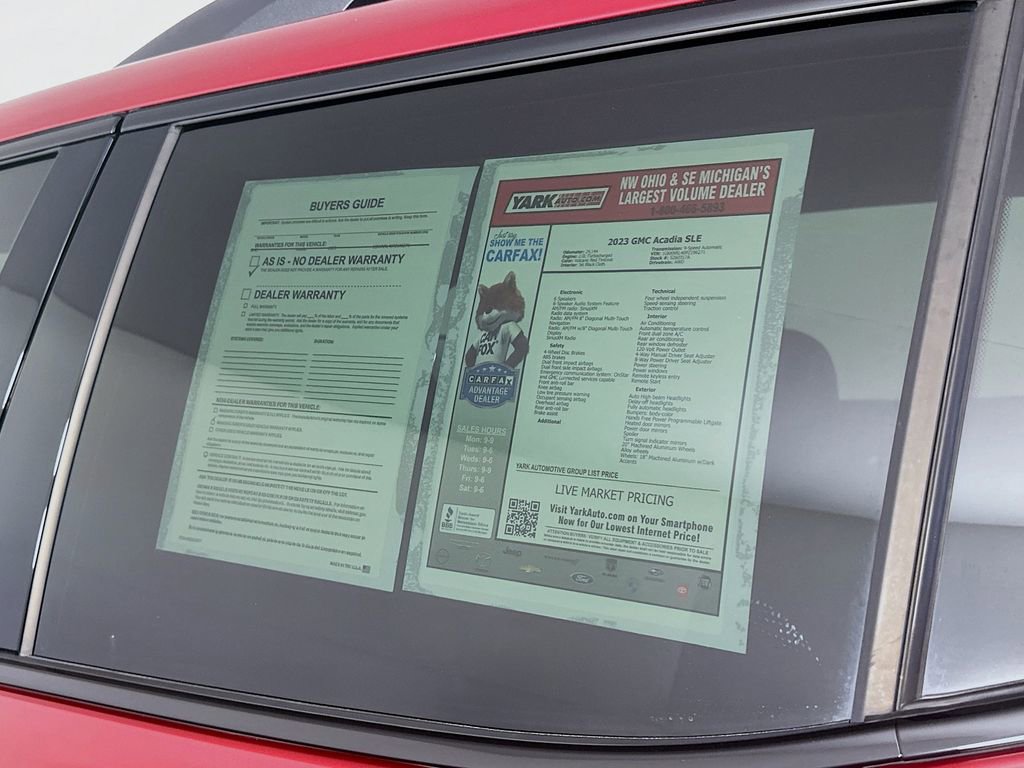 Used 2023 GMC Acadia SLE w/ Driver Convenience Package image 13
