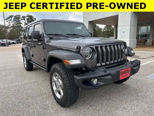 Certified 2021 Jeep Wrangler Unlimited Sport