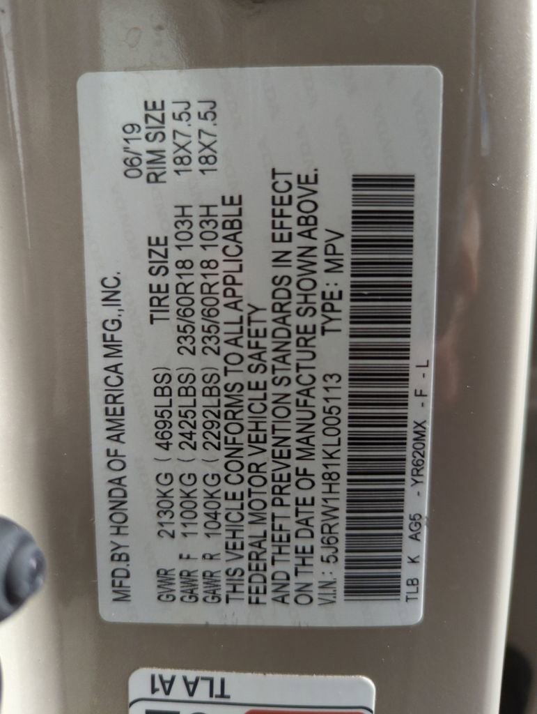 Used 2019 Honda CR-V EX-L image 24