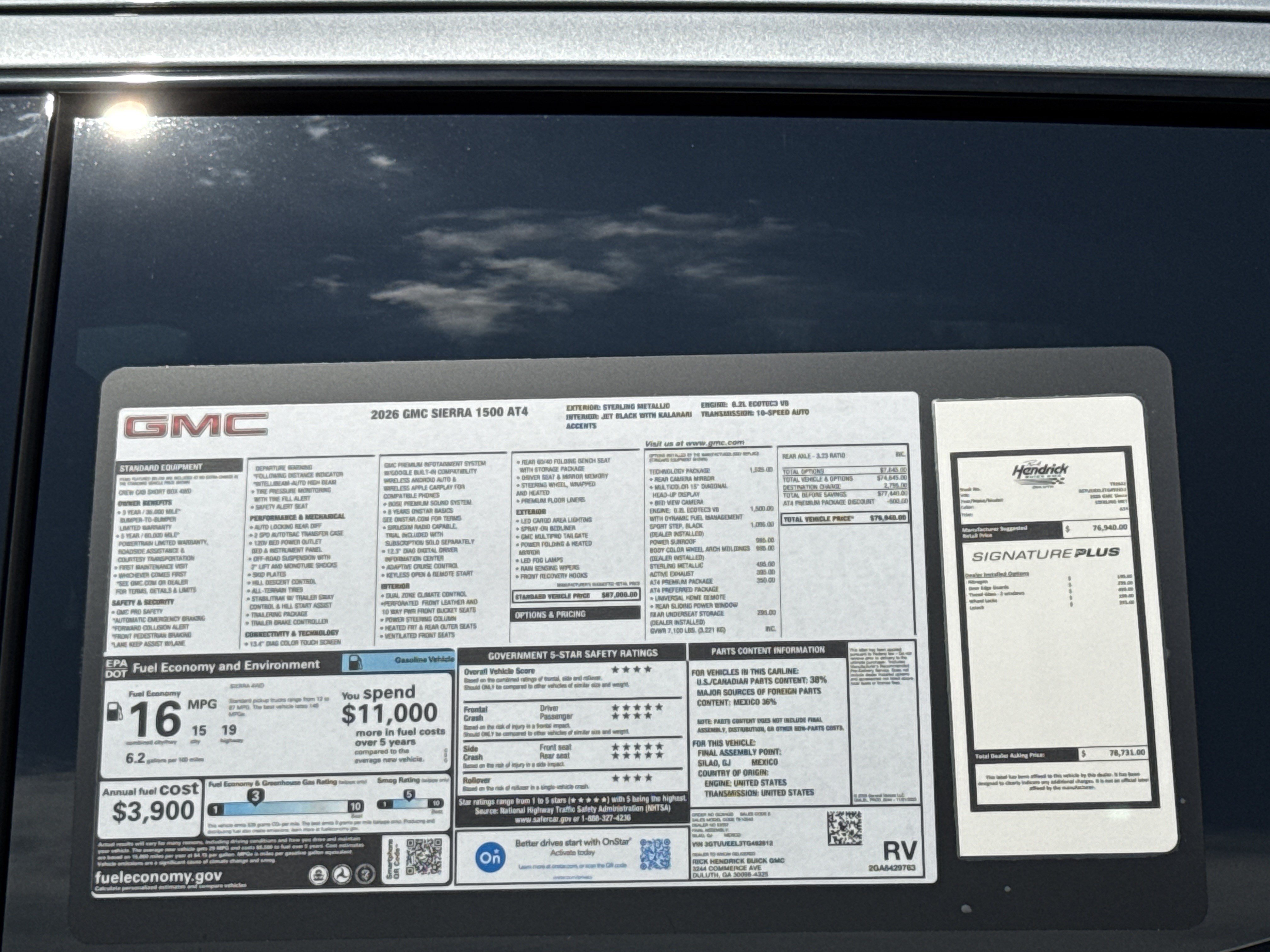 New 2026 GMC Sierra 1500 AT4 w/ AT4 Premium Package AWD/4WD image 38