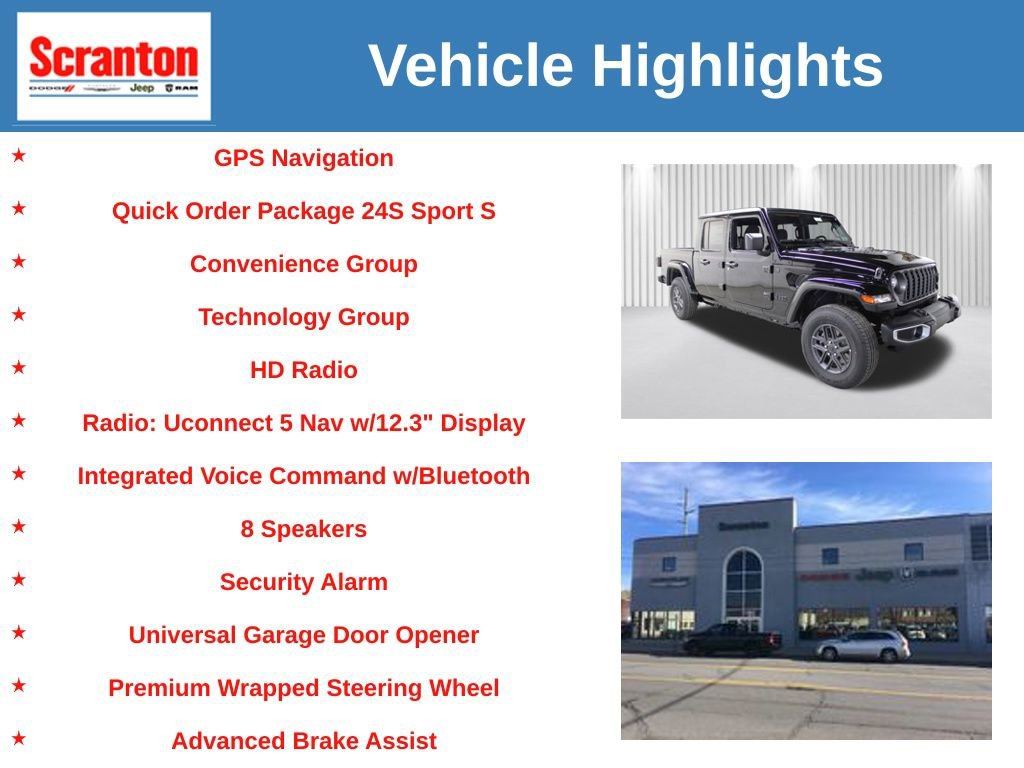 New 2026 Jeep Gladiator Sport image 6