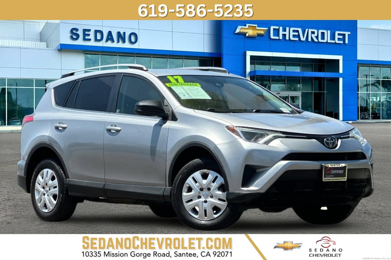 Used 2017 Toyota RAV4 LE w/ All Weather Liner Package FWD image 1