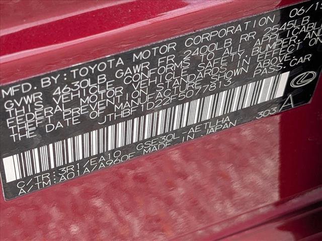 Used 2015 Lexus IS 250 RWD image 15