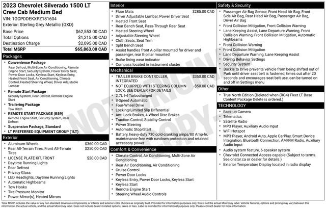 Used 2023 Chevrolet Silverado 1500 LT AWD/4WD image 22