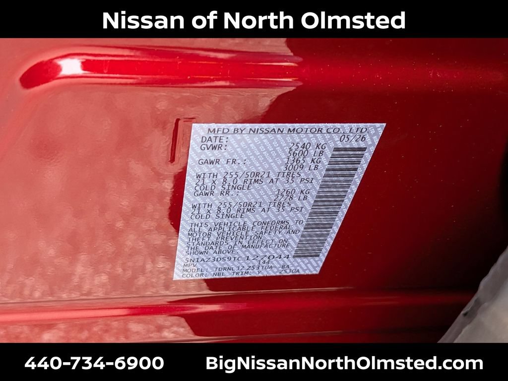 New 2026 Nissan Murano Platinum w/ Cargo Package AWD/4WD image 19