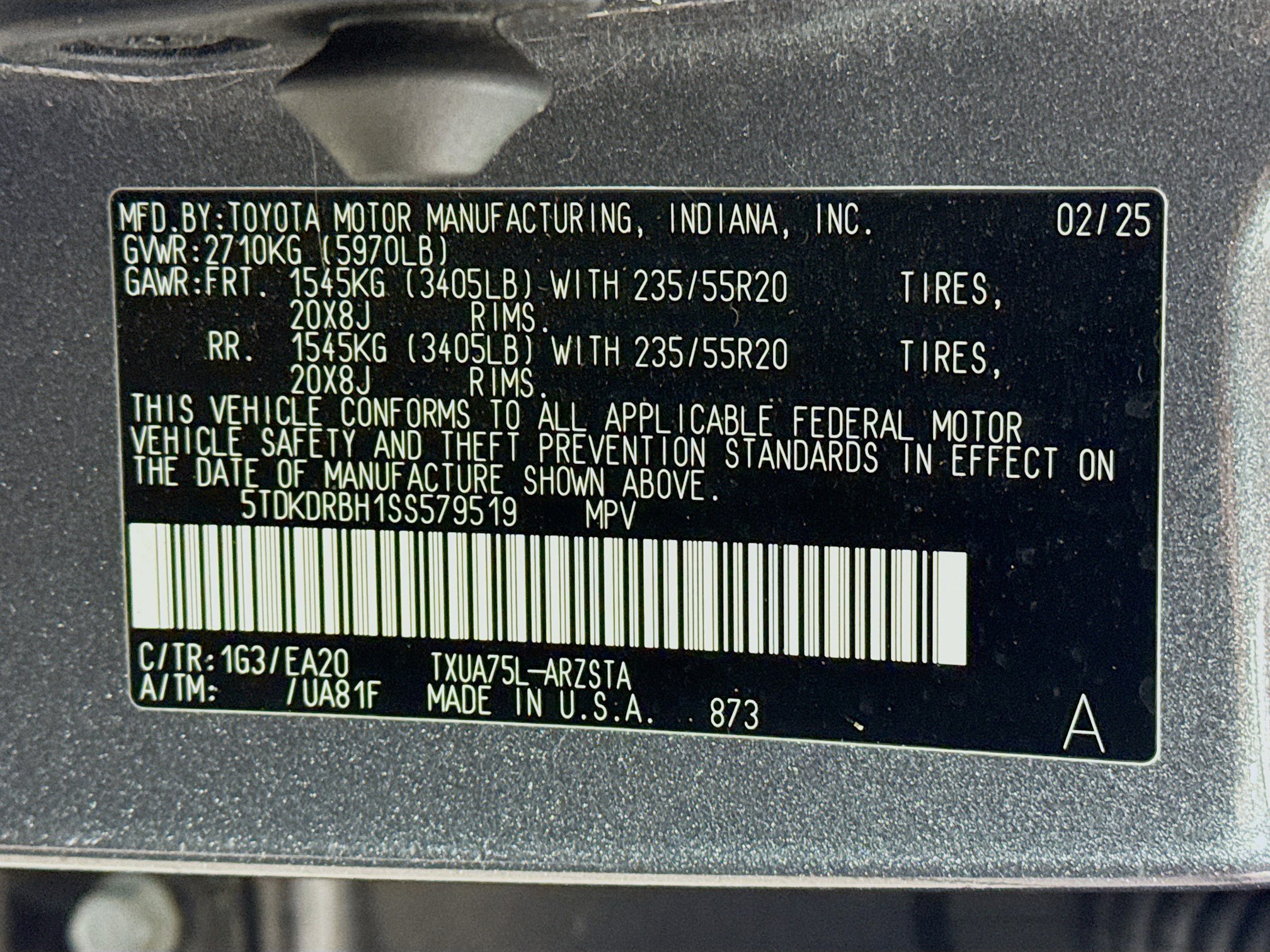 Certified 2025 Toyota Highlander XSE AWD/4WD image 33