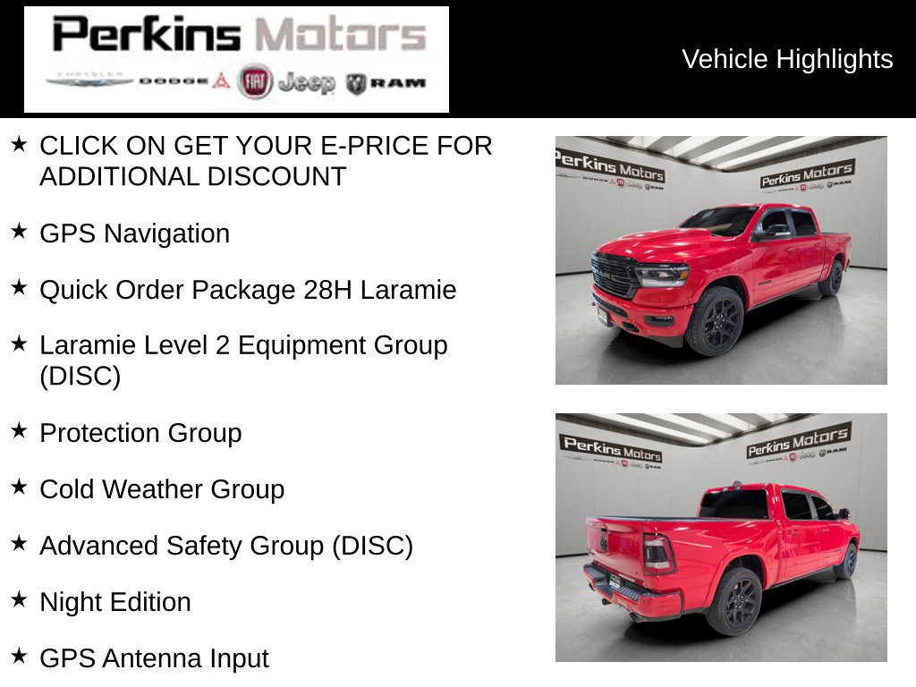 Used 2021 RAM 1500 Laramie AWD/4WD image 7