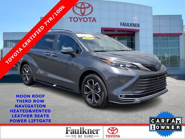 Certified 2025 Toyota Sienna Platinum