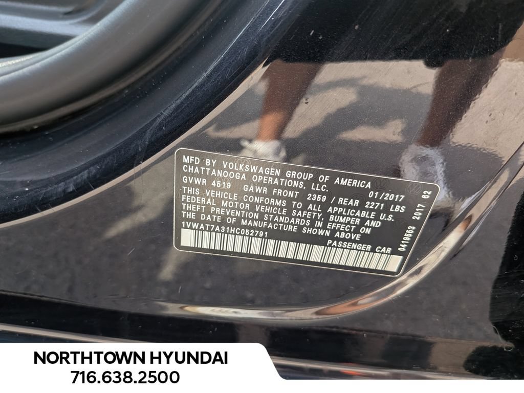 Used 2017 Volkswagen Passat 1.8T S FWD image 31