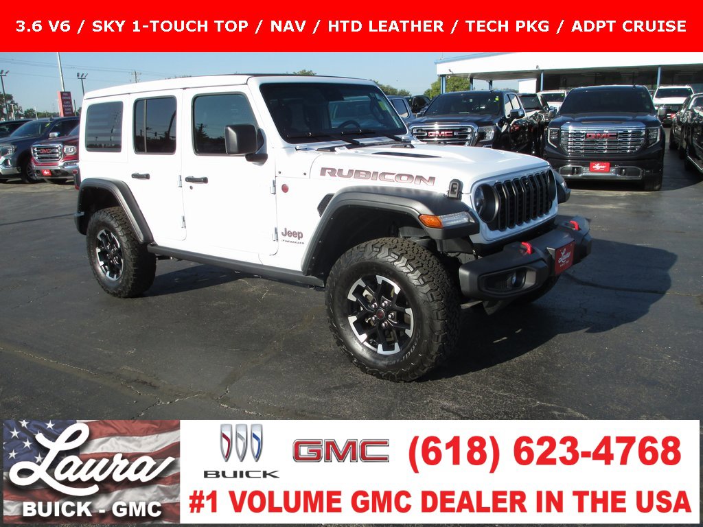Used 2024 Jeep Wrangler Unlimited Rubicon w/ Technology Group image 1