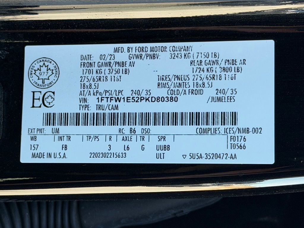 Used 2023 Ford F150 XLT w/ Equipment Group 302A High image 35