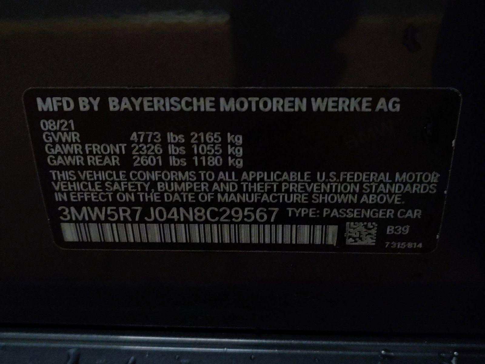 Used 2022 BMW 330i xDrive Sedan w/ Driving Assistance Package image 15