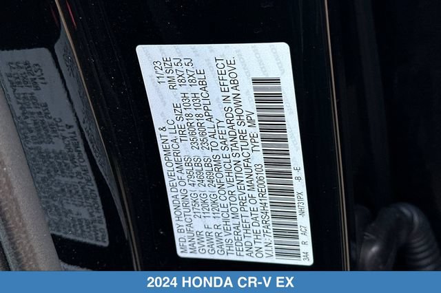Certified 2024 Honda CR-V EX image 32