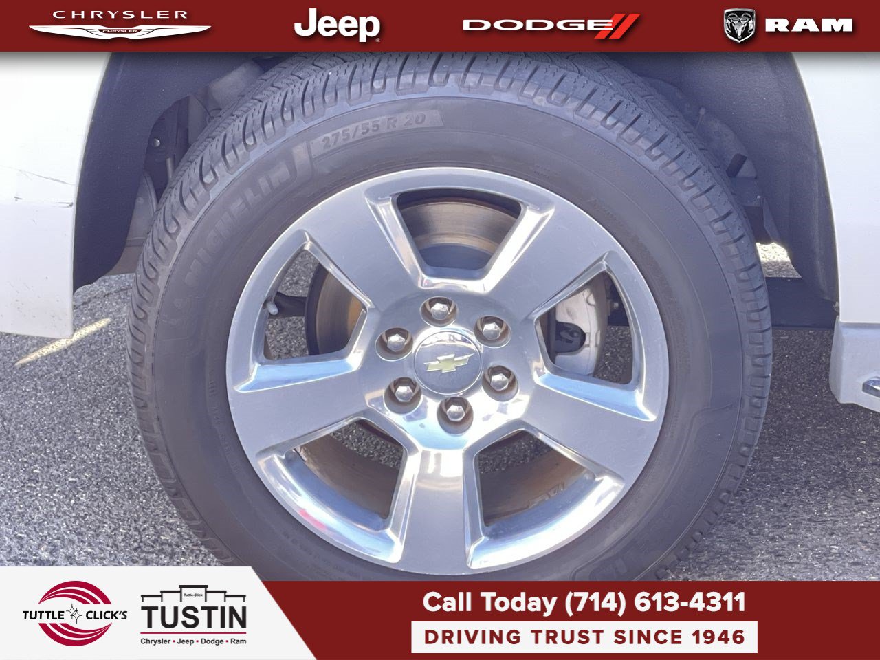 Used 2015 Chevrolet Tahoe LTZ w/ Max Trailering Package RWD image 11