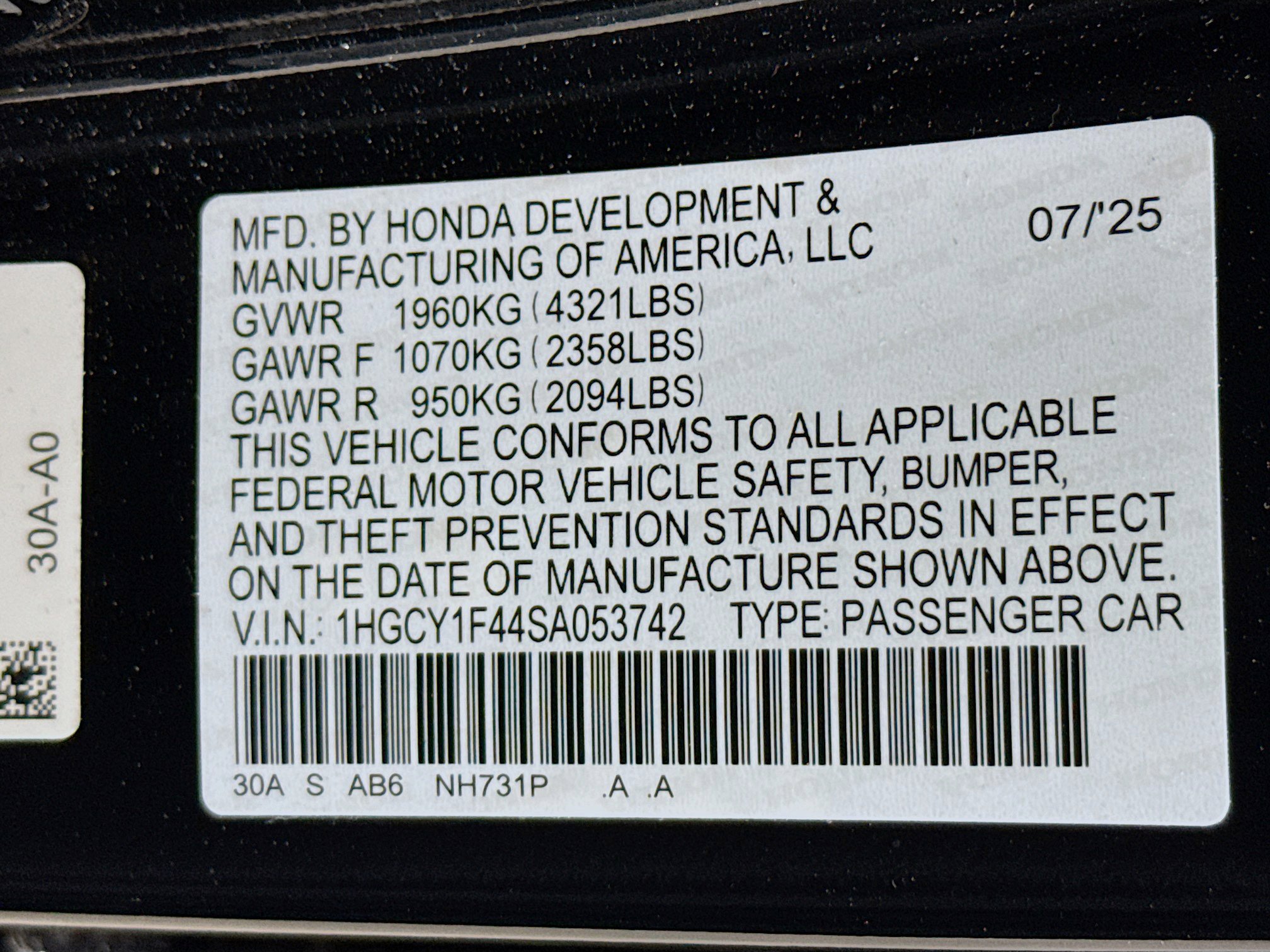 New 2025 Honda Accord SE image 37