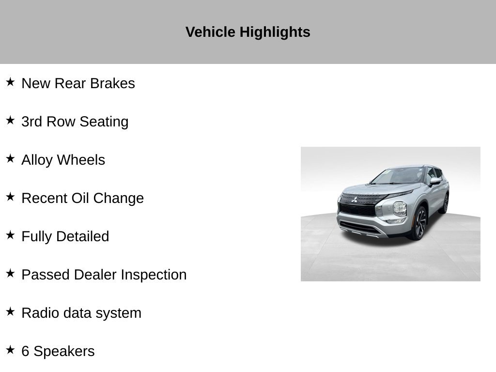 Used 2023 Mitsubishi Outlander SE AWD/4WD image 9