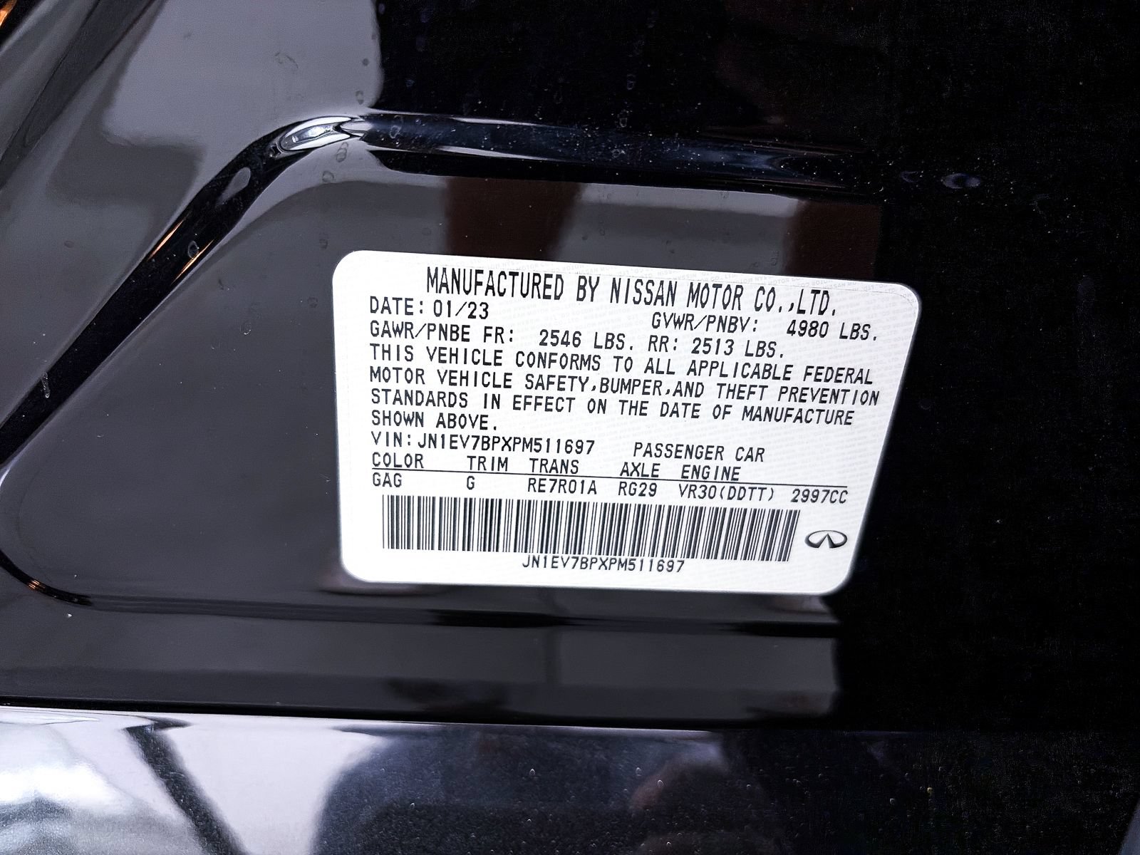 Used 2023 INFINITI Q50 Luxe w/ Cargo Package RWD image 38