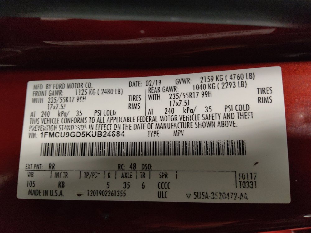 Used 2019 Ford Escape SE image 33