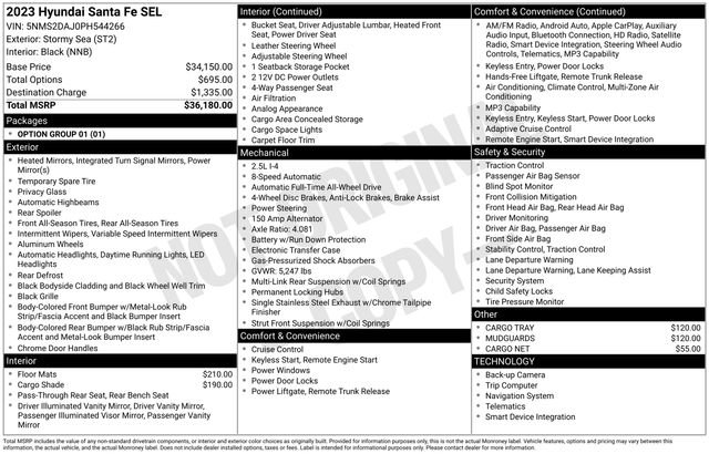 Used 2023 Hyundai Santa Fe SEL image 5