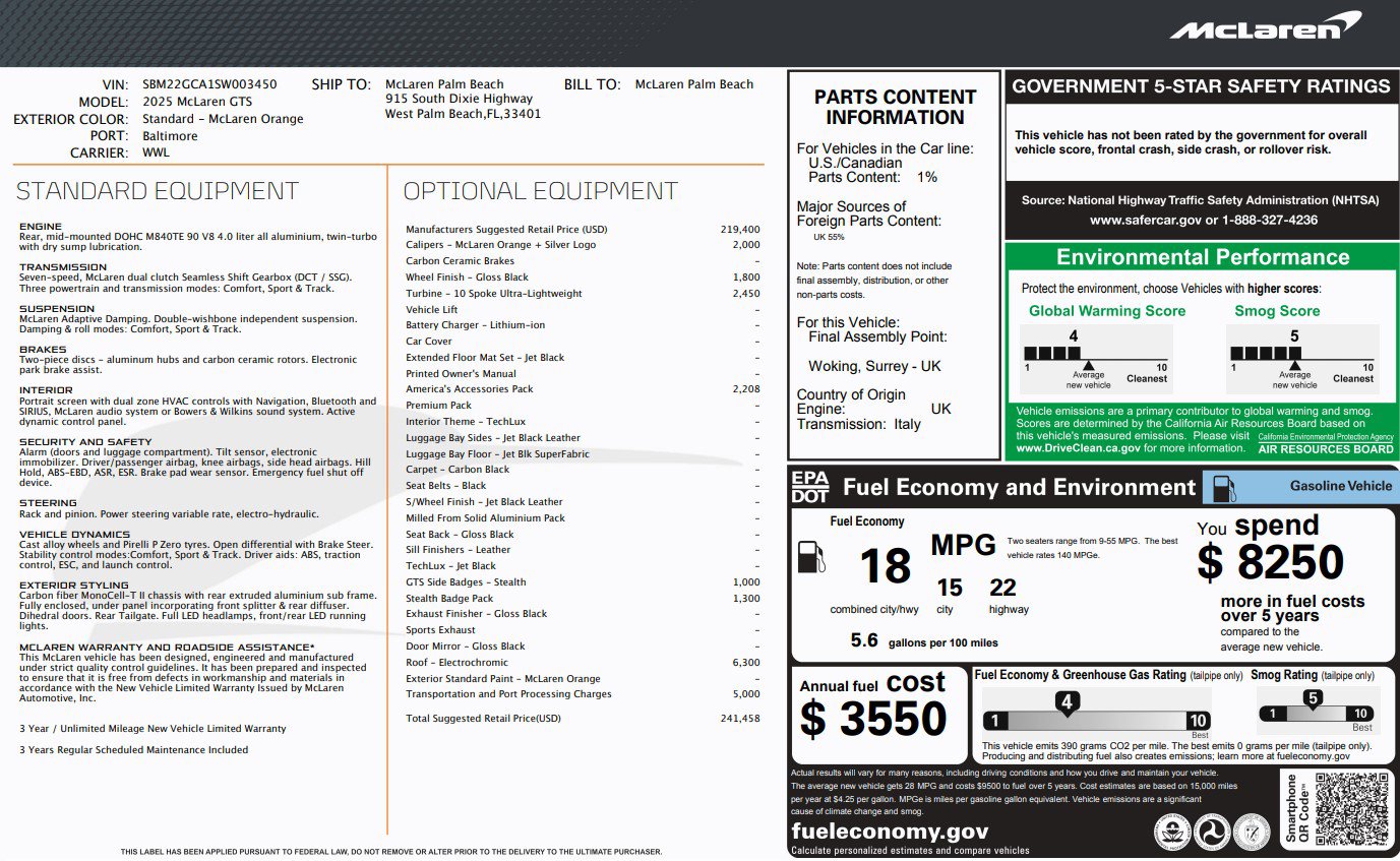 New 2025 McLaren GTS image 23