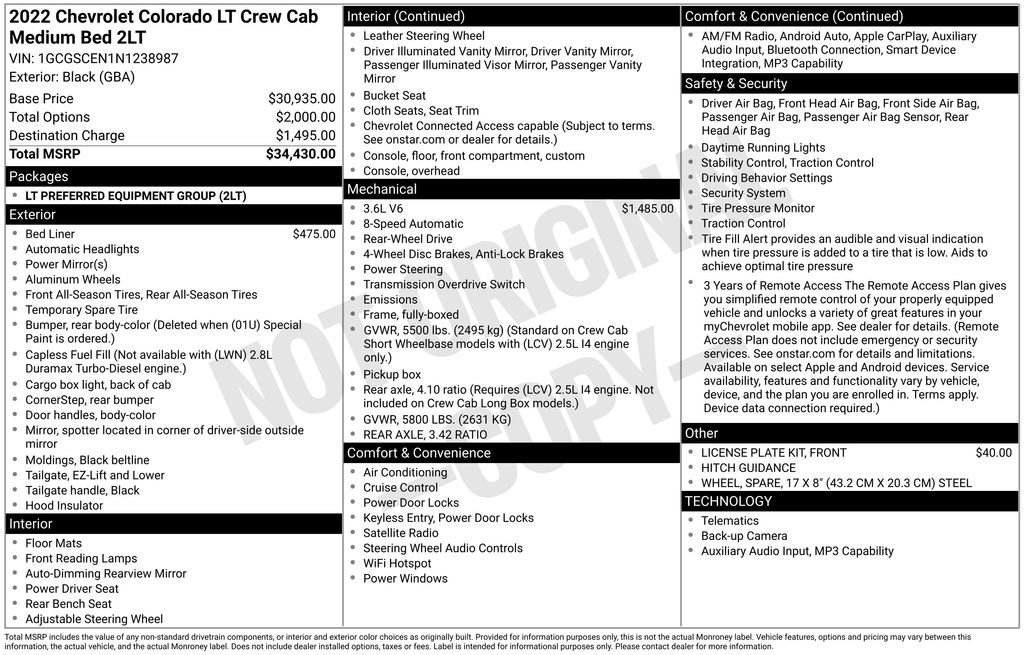Used 2022 Chevrolet Colorado LT RWD image 6