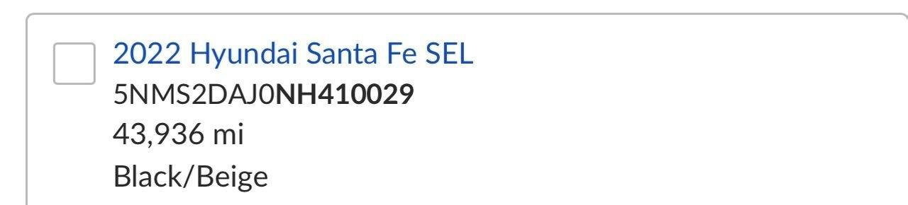 Used 2022 Hyundai Santa Fe SEL AWD/4WD image 2