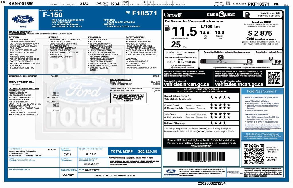 Used 2023 Ford F150 XLT w/ XTR Package image 2