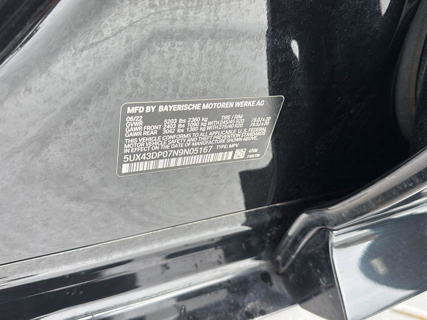 Used 2022 BMW X3 sDrive30i w/ M Sport Package 2 image 39