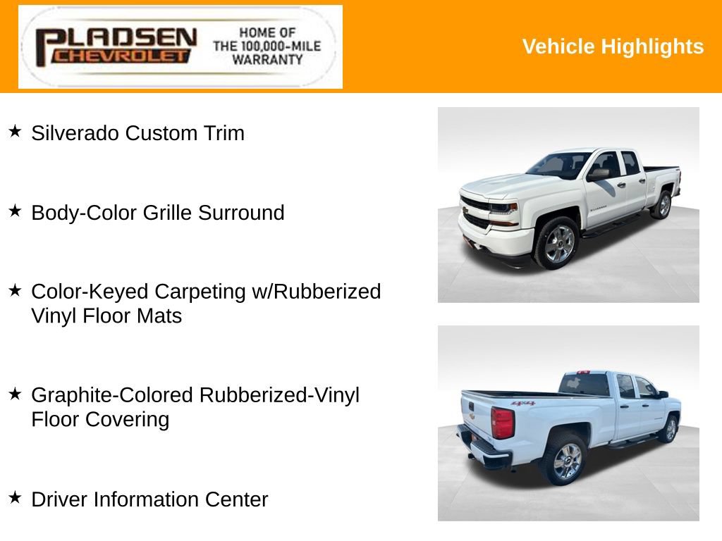 Used 2017 Chevrolet Silverado 1500 Custom w/ Custom Convenience Package AWD/4WD image 27