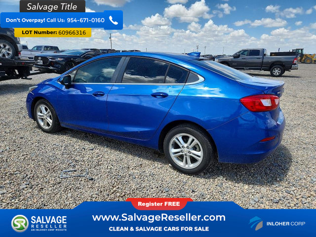 Used 2017 Chevrolet Cruze LT w/ Sun And Sound Package FWD image 3