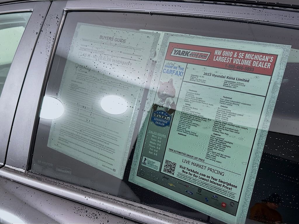 Used 2023 Hyundai Kona Limited w/ Cargo Package image 13