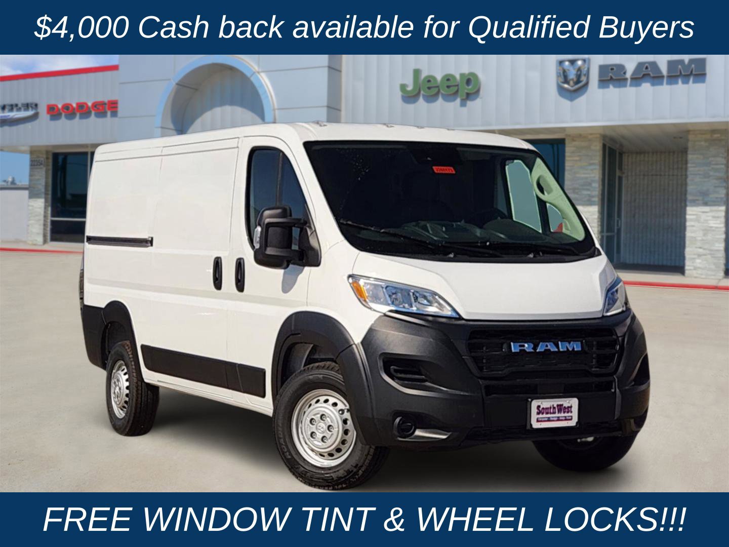 New 2026 RAM ProMaster 1500 FWD 360° Tour