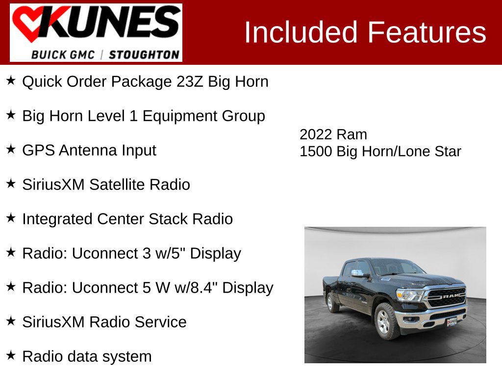 Used 2022 RAM 1500 Big Horn AWD/4WD image 3