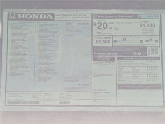 New 2026 Honda Ridgeline TrailSport image 18