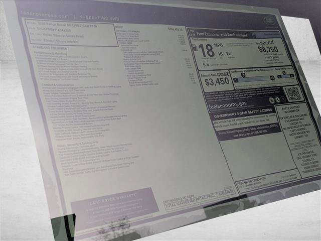 New 2026 Land Rover Range Rover Long Wheelbase SE image 20