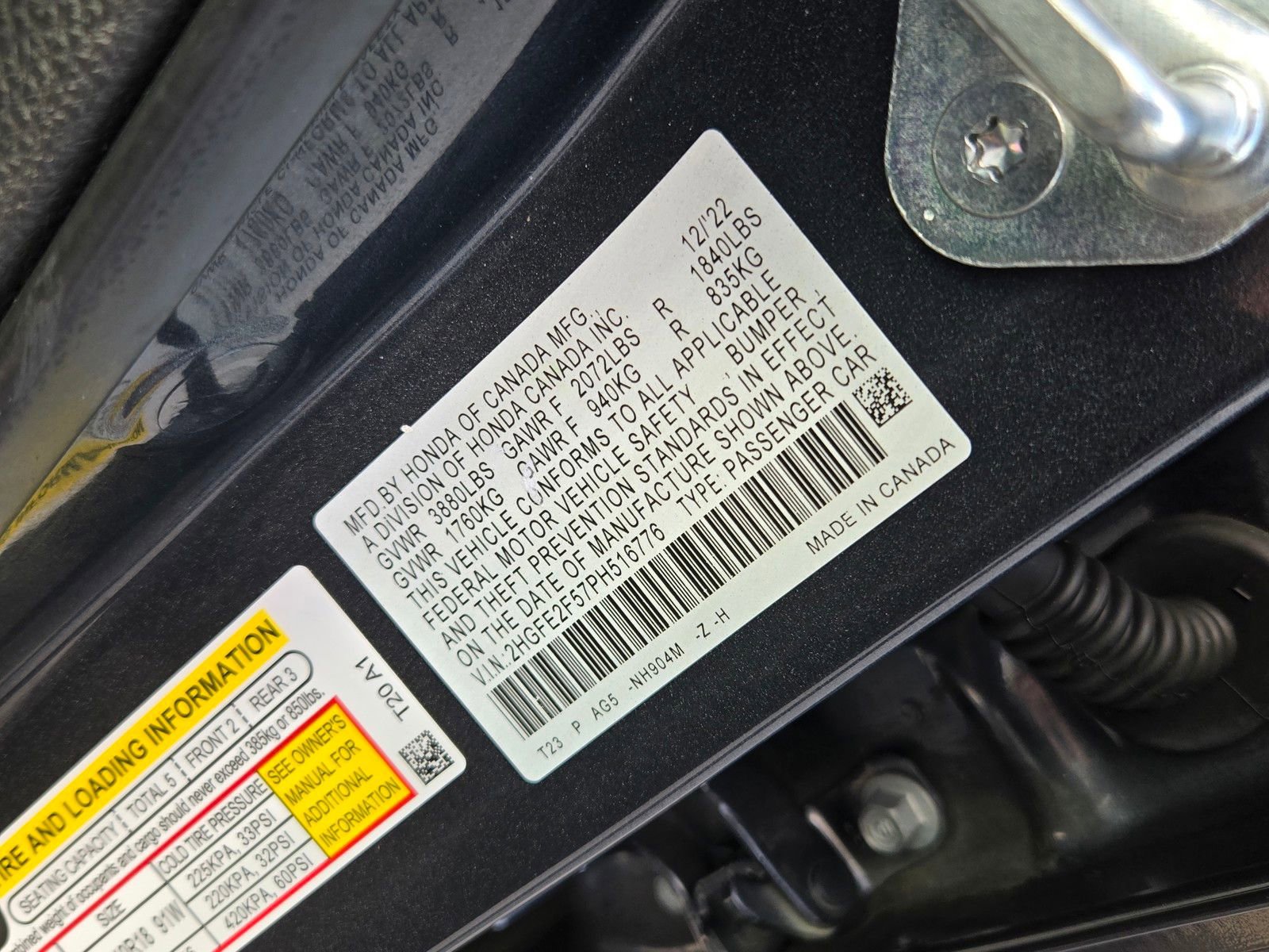 Used 2023 Honda Civic Sport image 27