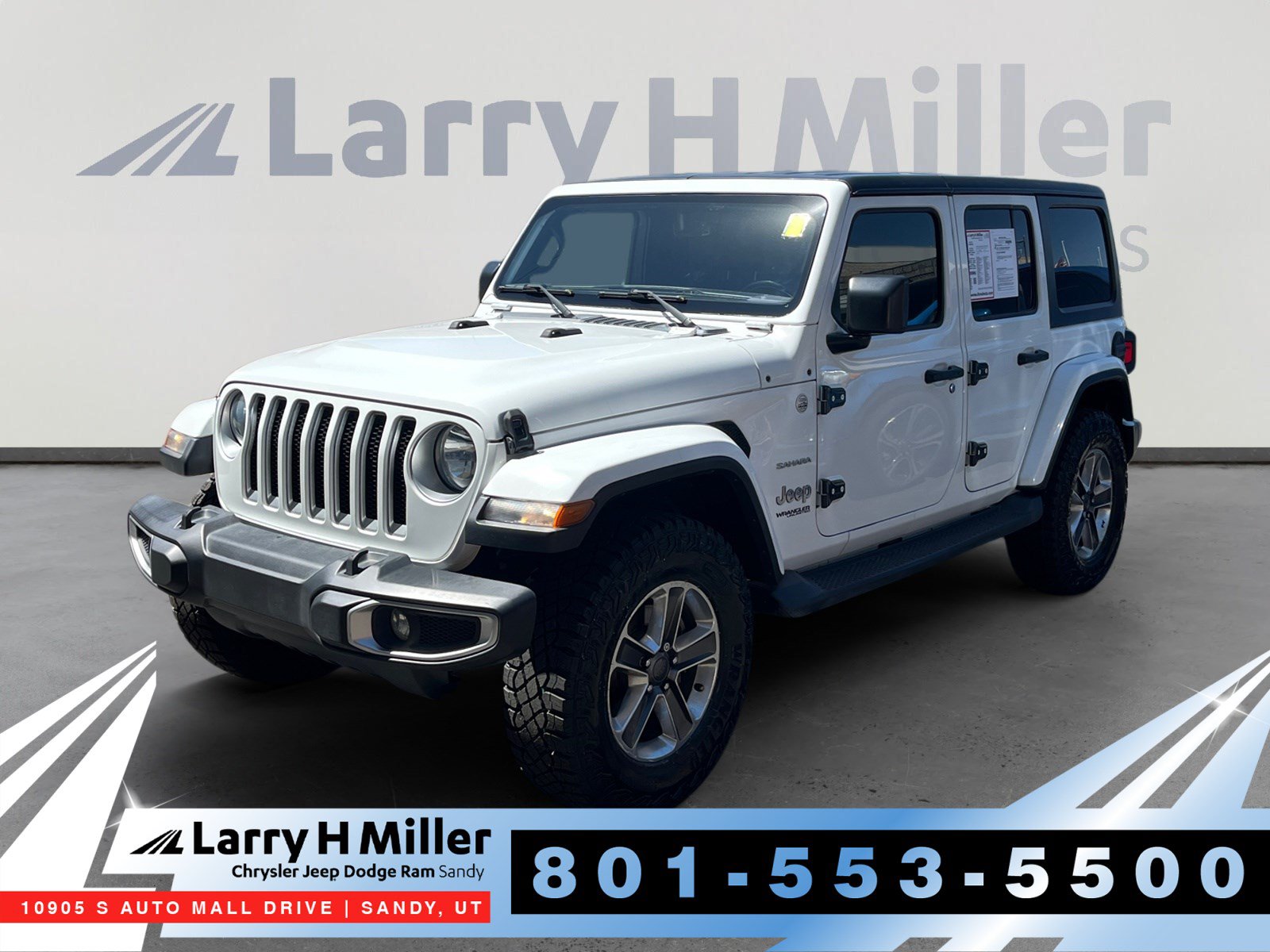 Used 2018 Jeep Wrangler Unlimited Sahara AWD/4WD image 1