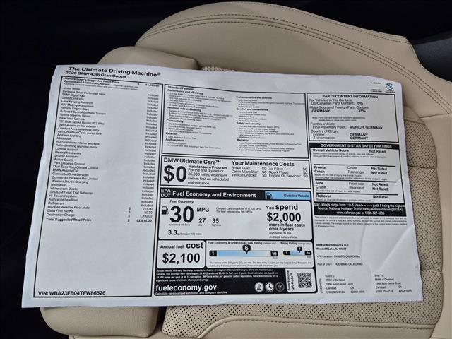 New 2026 BMW 430i RWD image 17