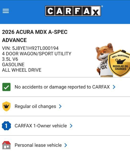 Used 2026 Acura MDX A-Spec image 4