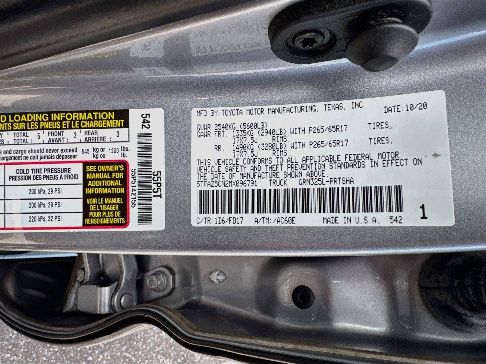 Used 2021 Toyota Tacoma TRD Sport w/ Technology Package RWD image 33