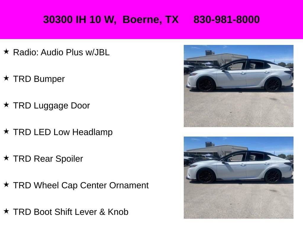 Used 2023 Toyota Camry TRD w/ TRD Package w/JBL Audio image 17