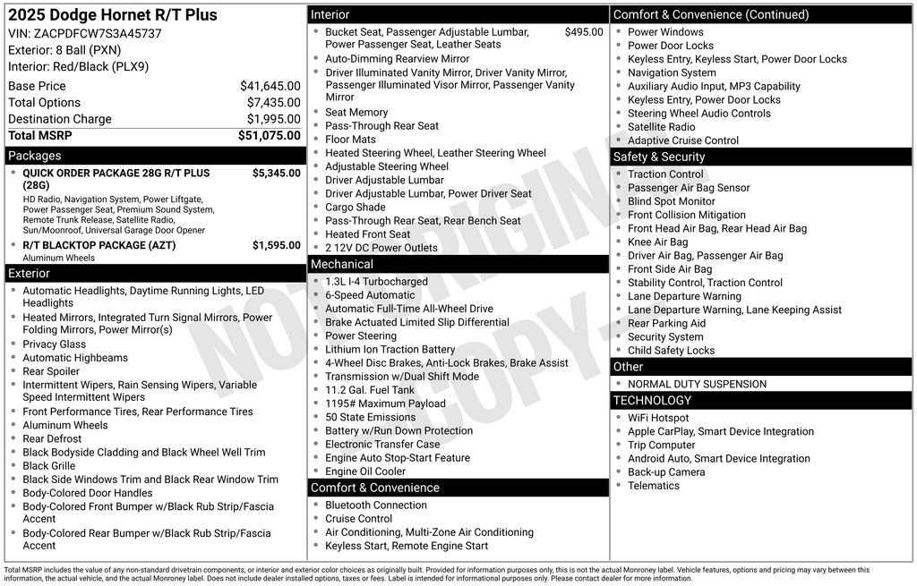 New 2025 Dodge Hornet R/T image 3