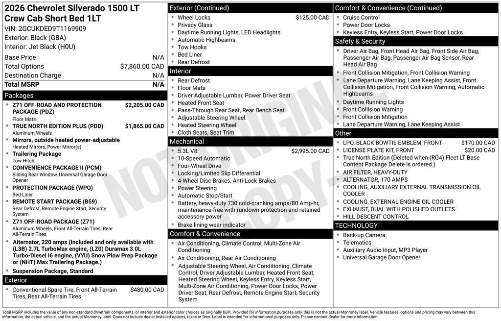 New 2026 Chevrolet Silverado 1500 LT image 2