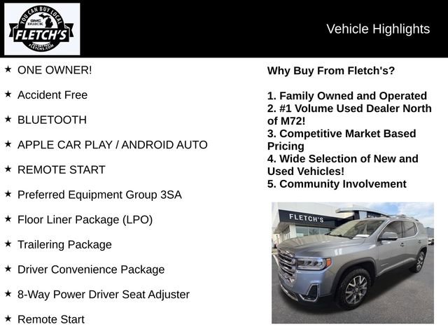 Used 2023 GMC Acadia SLE w/ Driver Convenience Package image 2