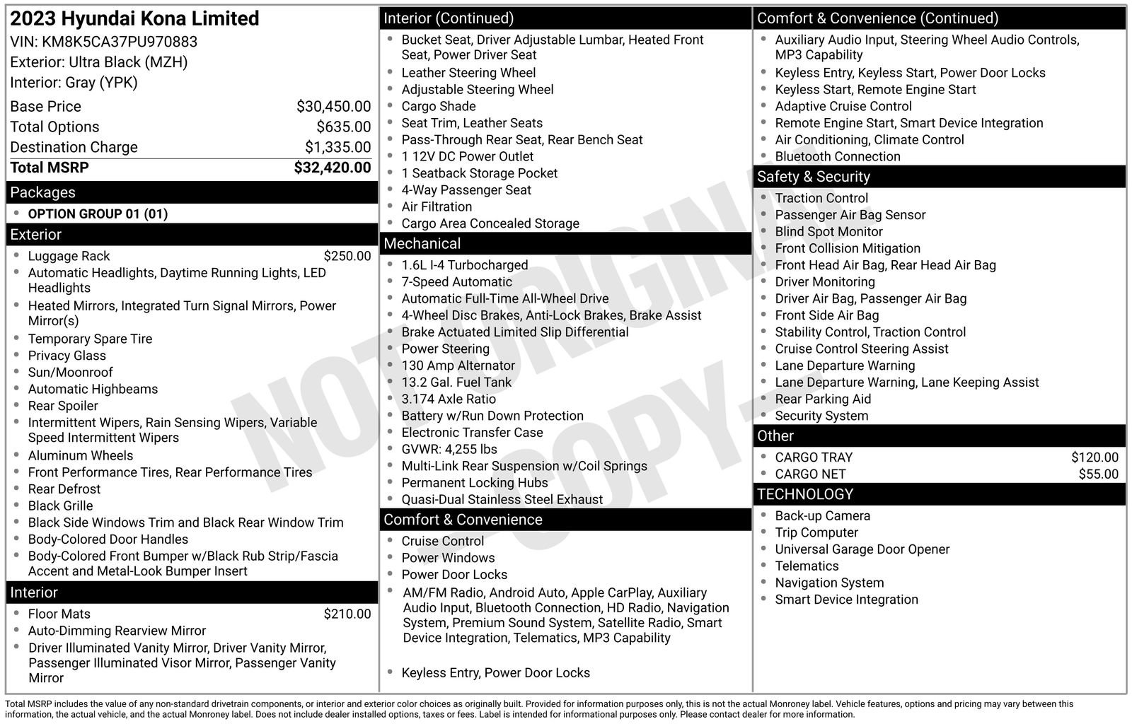 Used 2023 Hyundai Kona Limited image 26