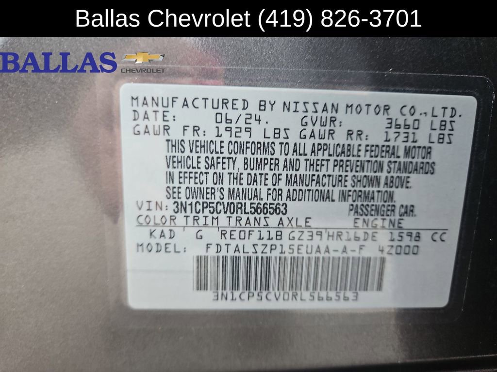 Used 2024 Nissan Kicks SV image 33