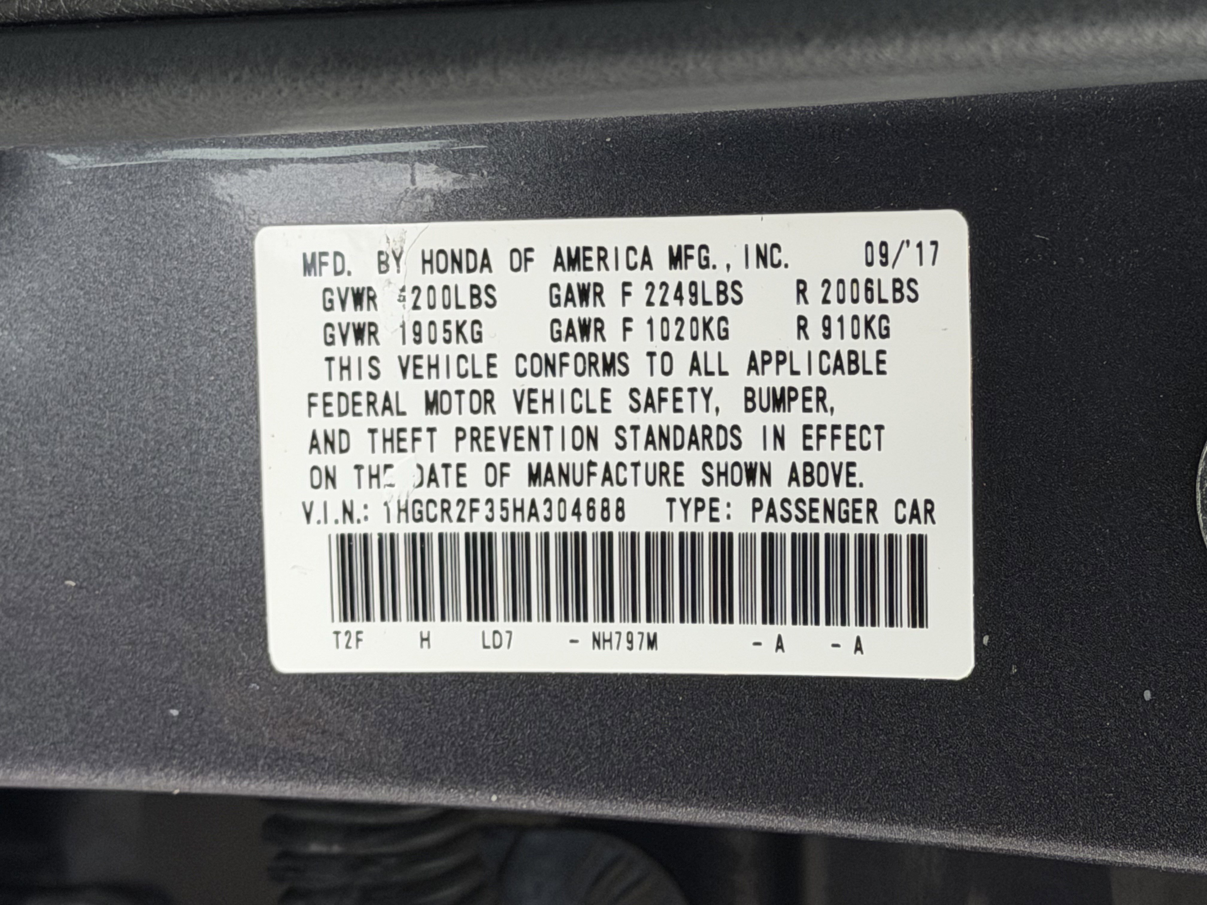 Used 2017 Honda Accord LX image 28
