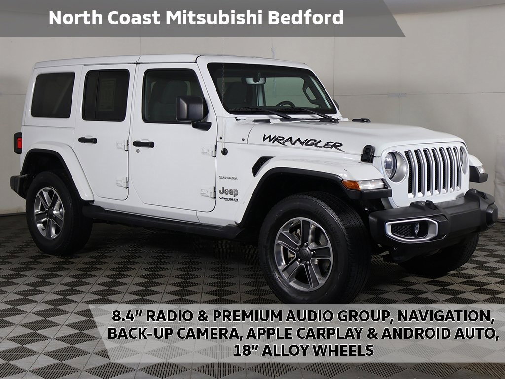 Used 2021 Jeep Wrangler Unlimited Sahara w/ Uconnect 4C Nav & Sound Group